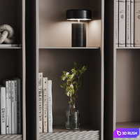 Modular shelving 3D Model Vray, Corona
