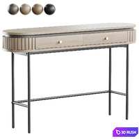 Console Maer Wood 3D Model Vray, Corona