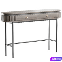 Console Maer Wood 3D Model Vray, Corona