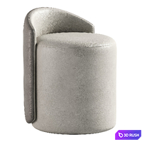 Pouf 3D Model Vray, Corona