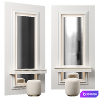 Dressing table NG13 3D Model Vray, Corona