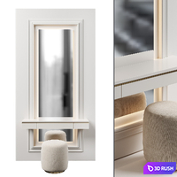 Dressing table NG13 3D Model Vray, Corona