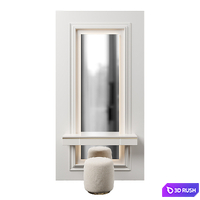 Dressing table NG13 3D Model Vray, Corona