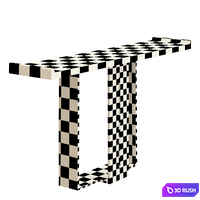 Rectangle Modern Console 3D Model Corona