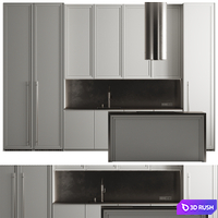 Kitchen #181 3D Model Vray, Corona