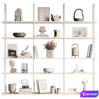 Rack set H7 3D Model Vray, Corona