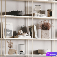 Rack set H7 3D Model Vray, Corona