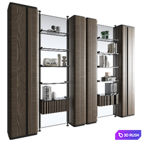 Rack Decor 16 3D Model Vray, Corona