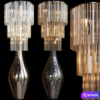 Preciosa floor lamp 3D Model Corona