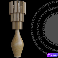 Preciosa floor lamp 3D Model Corona