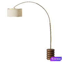 Sandia Arc Floor Lamp 3D Model Corona