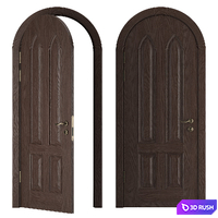 Classic door 01 3D Model Corona