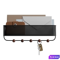Estique Entryway Organizer 3D Model Vray, Corona