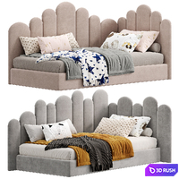 Sofa bed modern style 3D Model Corona