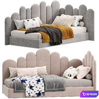 Sofa bed modern style 3D Model Corona