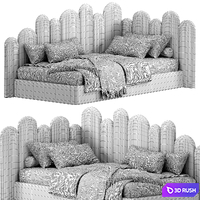 Sofa bed modern style 3D Model Corona