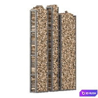 Firewood n19 3D Model Vray