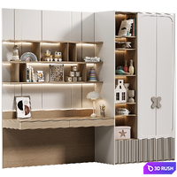 Children's wardrobe in a modern style 3D Model Corona