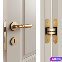 Galant volhovec doors - Interior door 260 - classic door 3D Model Vray, Corona
