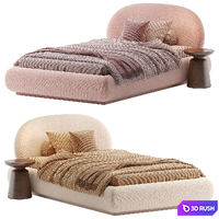 Alba single bed by Westwing 3D Model Vray