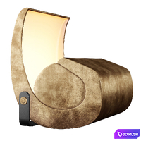 NEMO ESCARGOT floor lamp by Le Corbusier 3D Model Corona