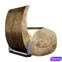NEMO ESCARGOT floor lamp by Le Corbusier 3D Model Corona