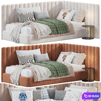 Natan kids bed by Lavsit 3D Model Corona