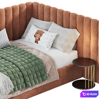 Natan kids bed by Lavsit 3D Model Corona