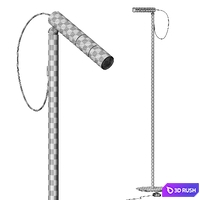 Nemo Type Floor Lamp 3D Model Vray, Corona