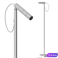 Nemo Type Floor Lamp 3D Model Vray, Corona