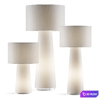 Cappellini Big Shadow Floor Lamps 3D Model Vray, Corona