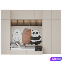 Kids Bedroom2/ custom-made childrens furniture 3D Model Corona